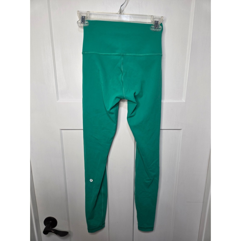 Lululemon Wunder Train High Rise Tight 28‎ Kelly Green Everlux Leggings Size 4